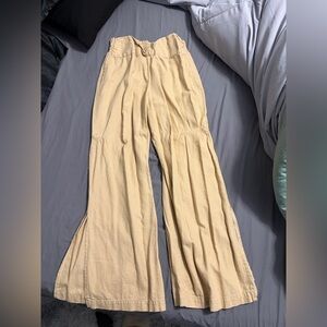 Indigo Rein Beige Textured Pants